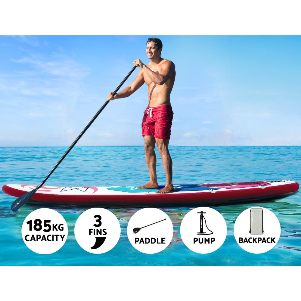 Stand Up Paddle Board 11ft Inflatable SUP Surfboard Paddleboard Kayak - image4