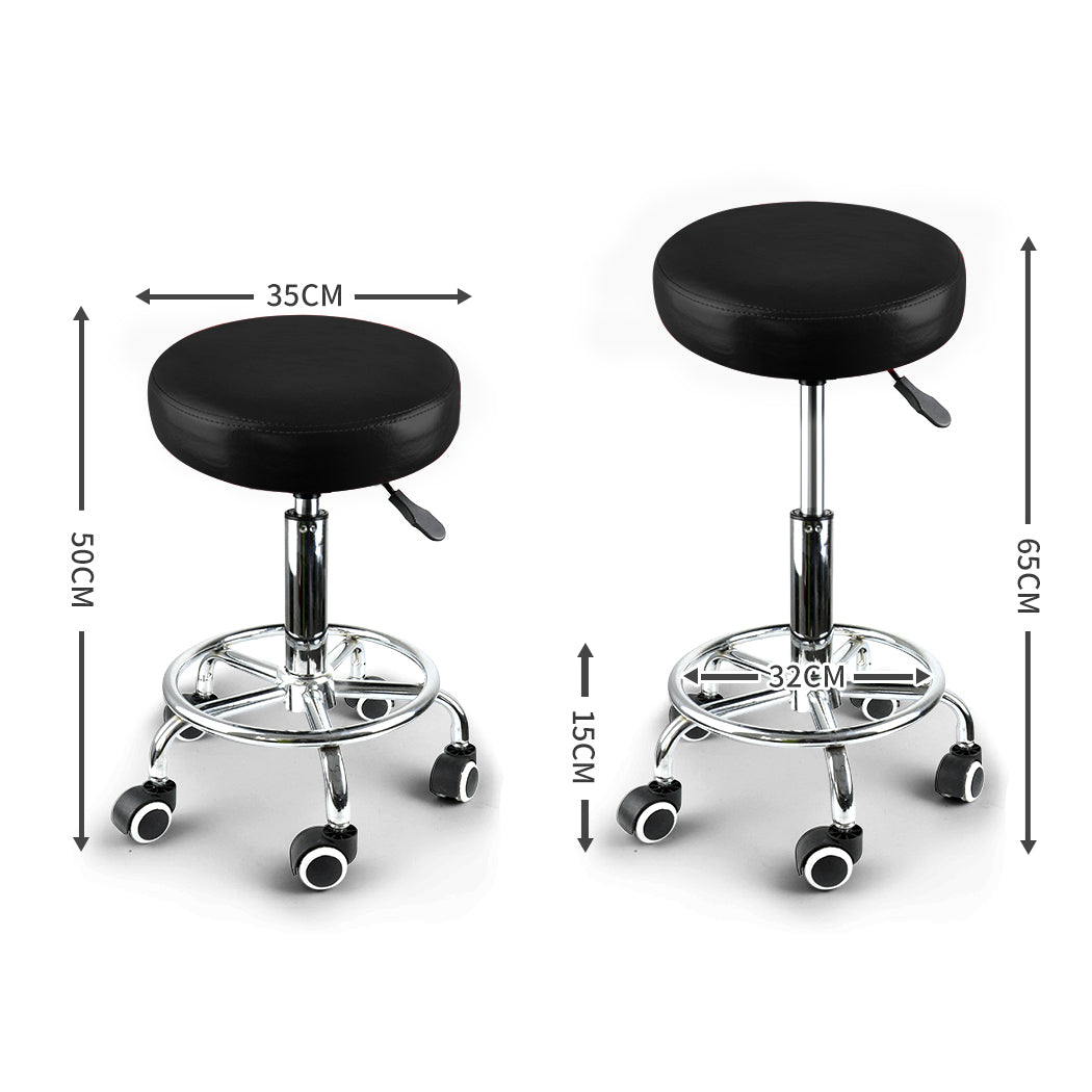 Bar Stools Swivel Salon Office Chair Hairdressing Stool Barber Chairs - image3