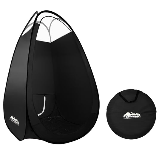 Portable Pop Up Tanning Tent - Black - image1