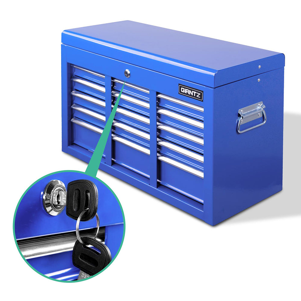 9 Drawer Mechanic Tool Box Storage - Blue - image10