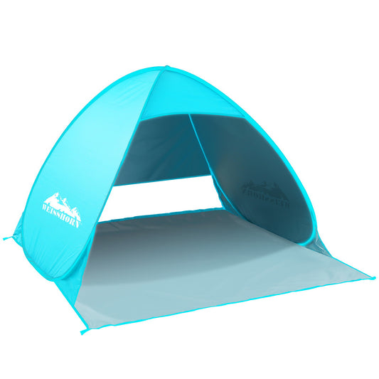 Pop Up Beach Tent Camping Hiking 3 Person Sun Shade Fishing Shelter - image1