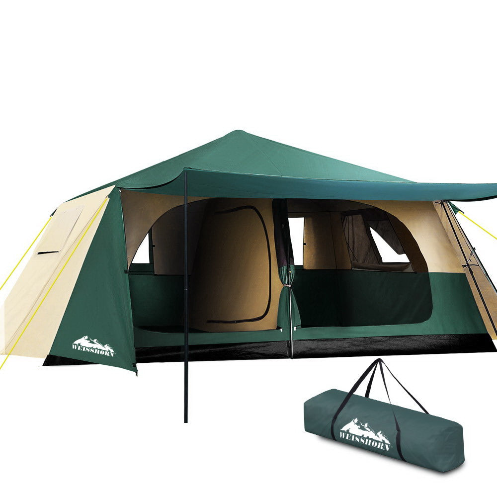 Instant Up Camping Tent 8 Person Pop up Tents Family Hiking Dome Camp - image1