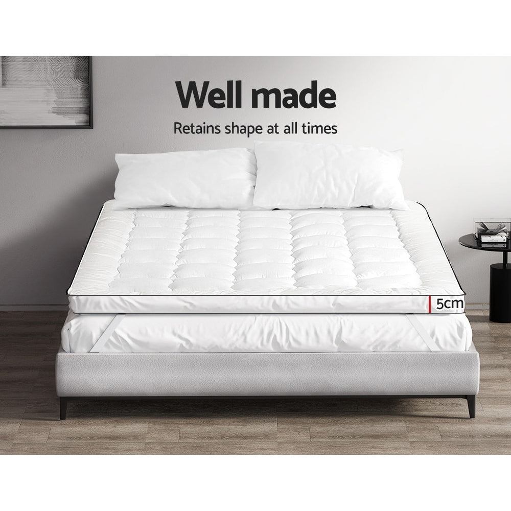 Bedding Mattress Topper Pillowtop - King Single - image7
