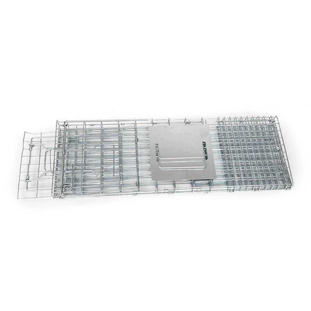 Humane Animal Trap Cage 66 x 23 x 25cm  - Silver - image3