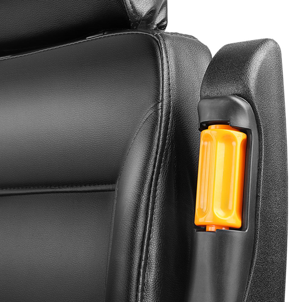 Adjustbale Tractor Seat with Suspension - Black - image6