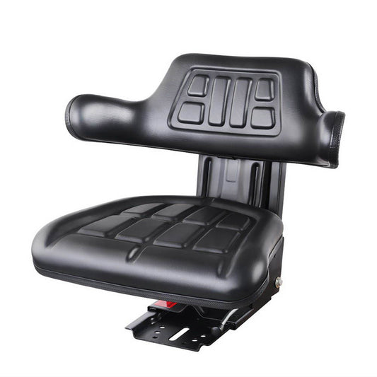 PU Leather Tractor Seat - Black - image1