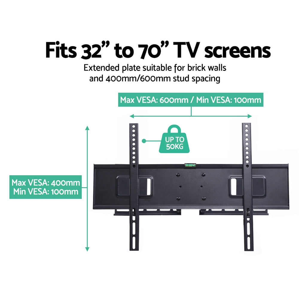 TV Wall Mount Bracket Tilt Swivel Full Motion Flat LED LCD 32 42 50 55 60 65 70 inch - image5