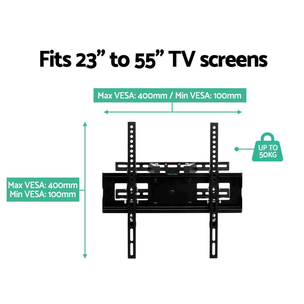 TV Wall Mount Bracket Tilt Swivel Full Motion Flat Slim LED LCD 23 32 42 50 55 inch - image4