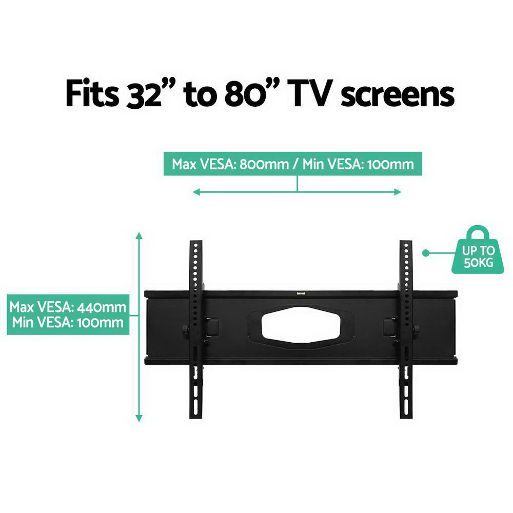 TV Wall Mount Bracket Tilt Swivel Full Motion Flat Slim LED LCD 32 inch to 80 inch - image4