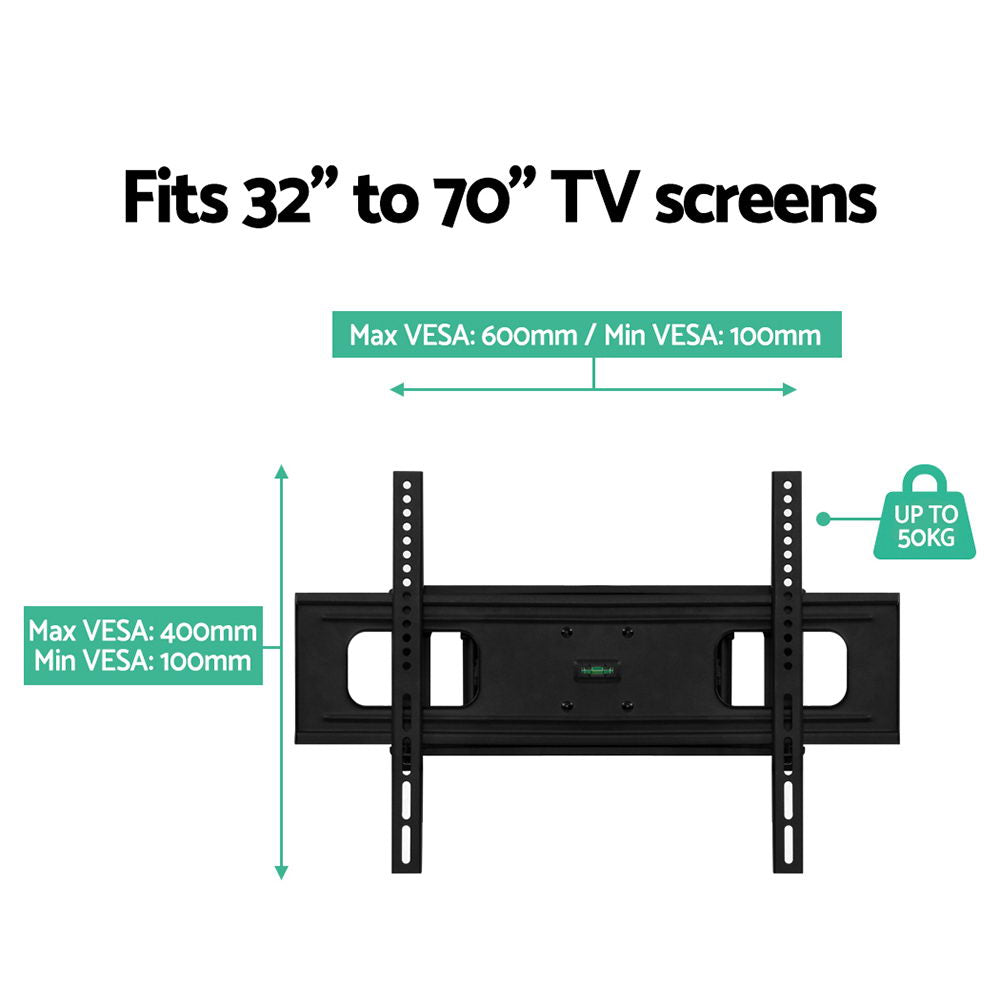 Full Motion TV Wall Mount Bracket Swivel LED LCD Plasma VESA 32 - 70 Inch - image4