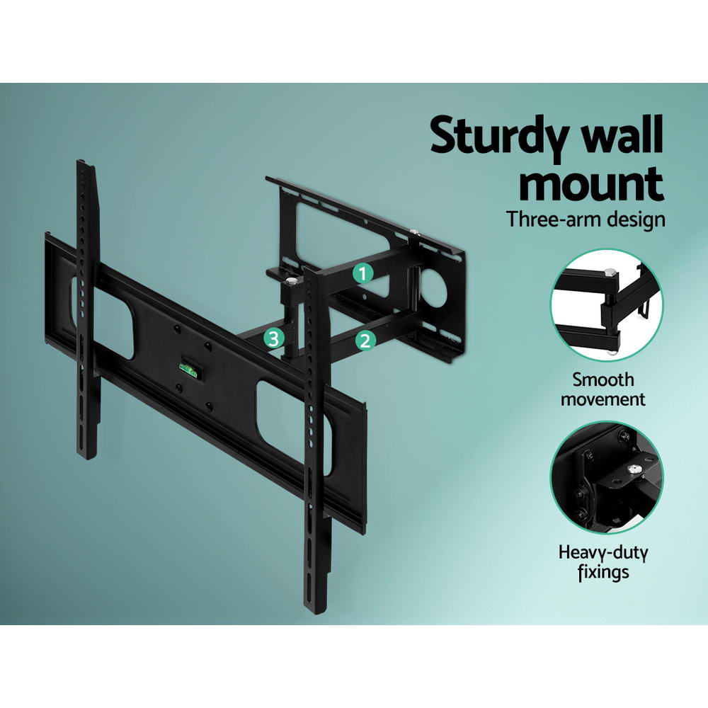 Full Motion TV Wall Mount Bracket Swivel LED LCD Plasma VESA 32 - 70 Inch - image6