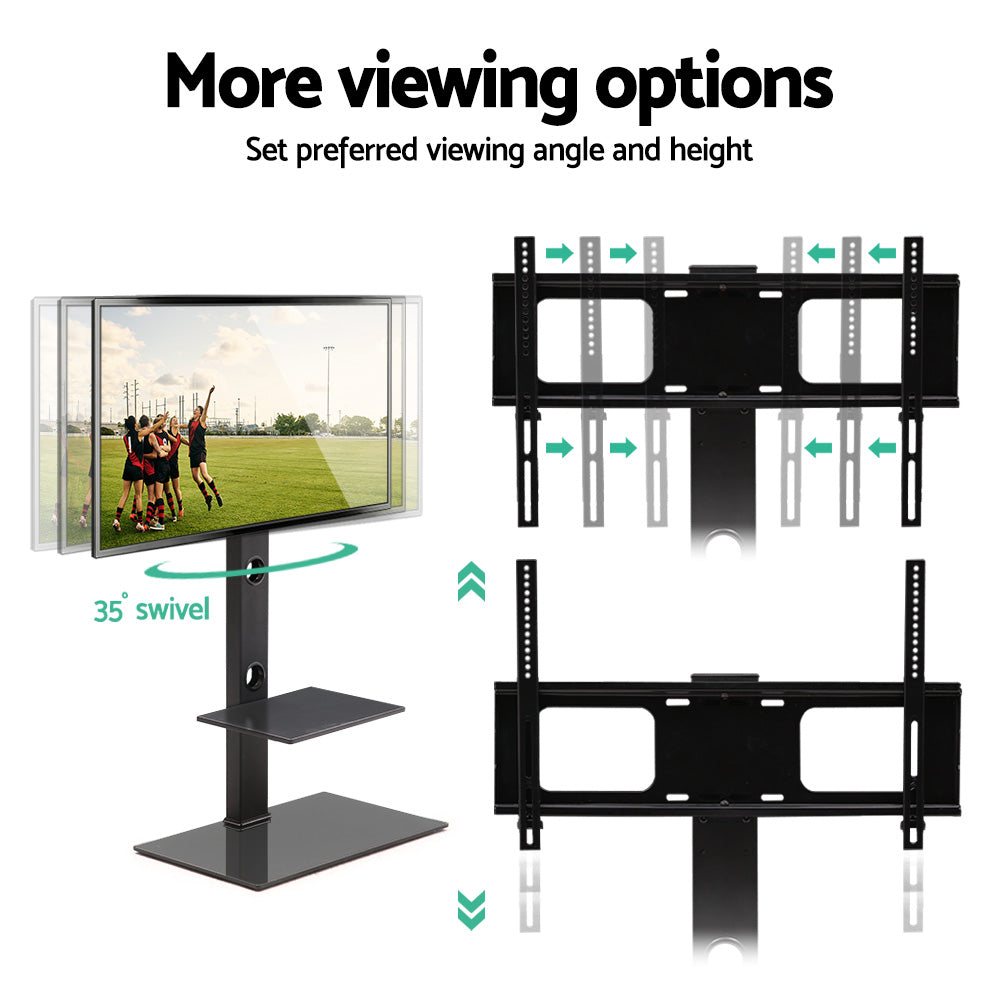 Floor TV Stand with Bracket Shelf Mount - image5