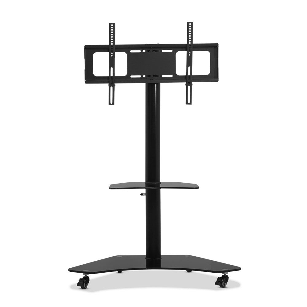 Floor TV Stand Brakcket Mount Swivel Height Adjustable 32 to 70 Inch Black - image1