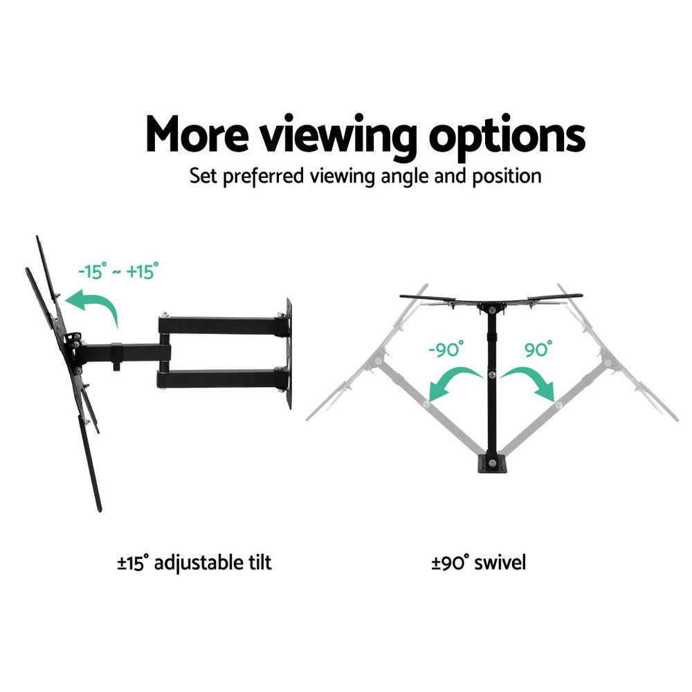 TV Wall Mount Monitor Bracket Swivel Tilt 24 32 37 40 42 47 50 Inch LED LCD - image4