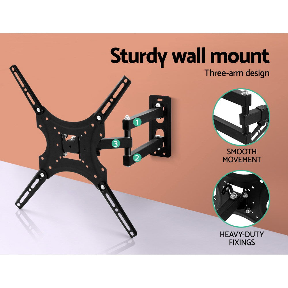 TV Wall Mount Monitor Bracket Swivel Tilt 24 32 37 40 42 47 50 Inch LED LCD - image5