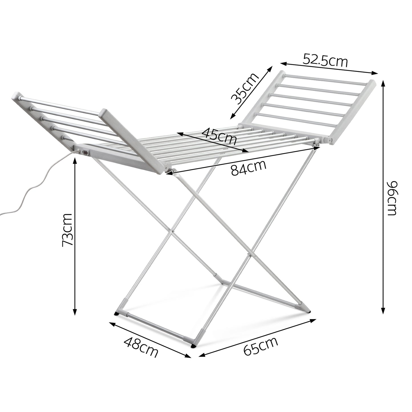 Electric Heated Clothes Rack - image2