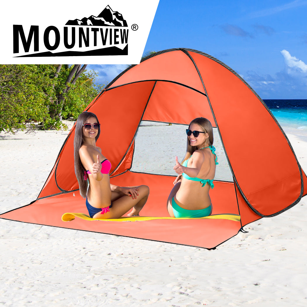 Mountview Pop Up Beach Tent Caming Portable Shelter Shade 4 Person Tents Fish - image8