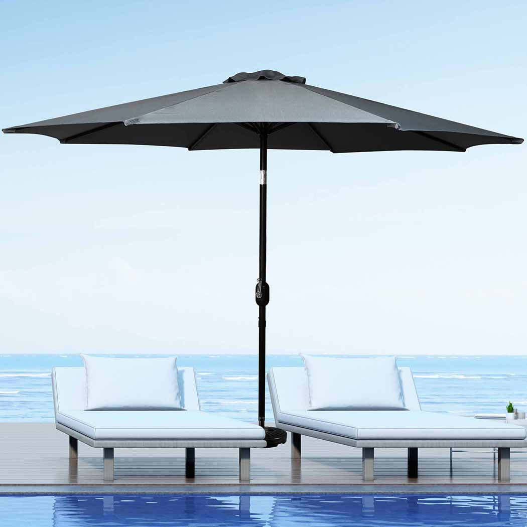 Mountview 2.7m Outdoor Umbrella Garden Patio Tilt Parasol - image8