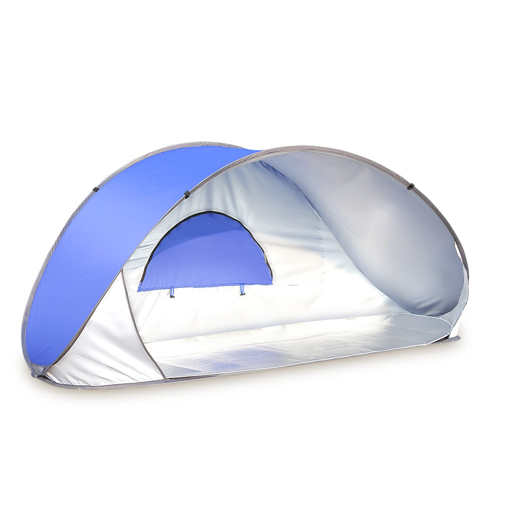 Mountview Pop Up Tent Beach Camping Tents 2-3 Person Hiking Portable Shelter Mat - image2