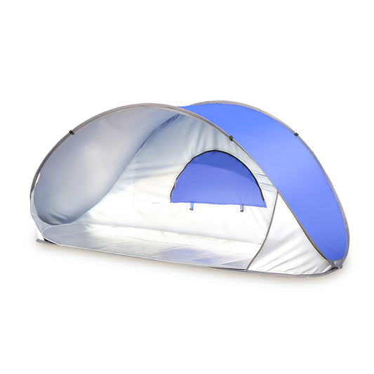 Mountview Pop Up Tent Beach Camping Tents 2-3 Person Hiking Portable Shelter Mat - image1