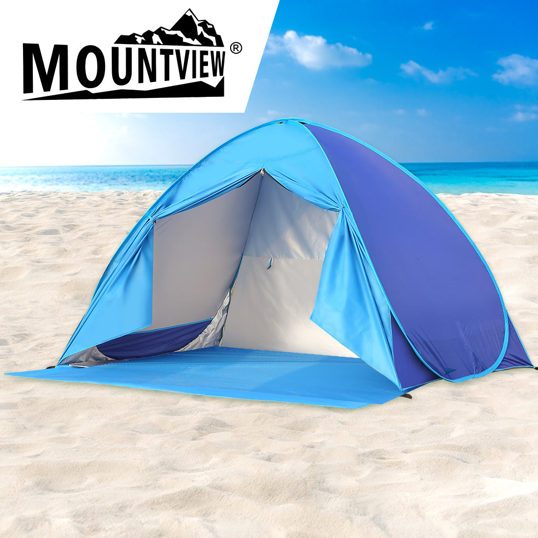 Mountview Pop Up Camping Tent Beach Tents 2-3 Person Hiking Portable Shelter - image7