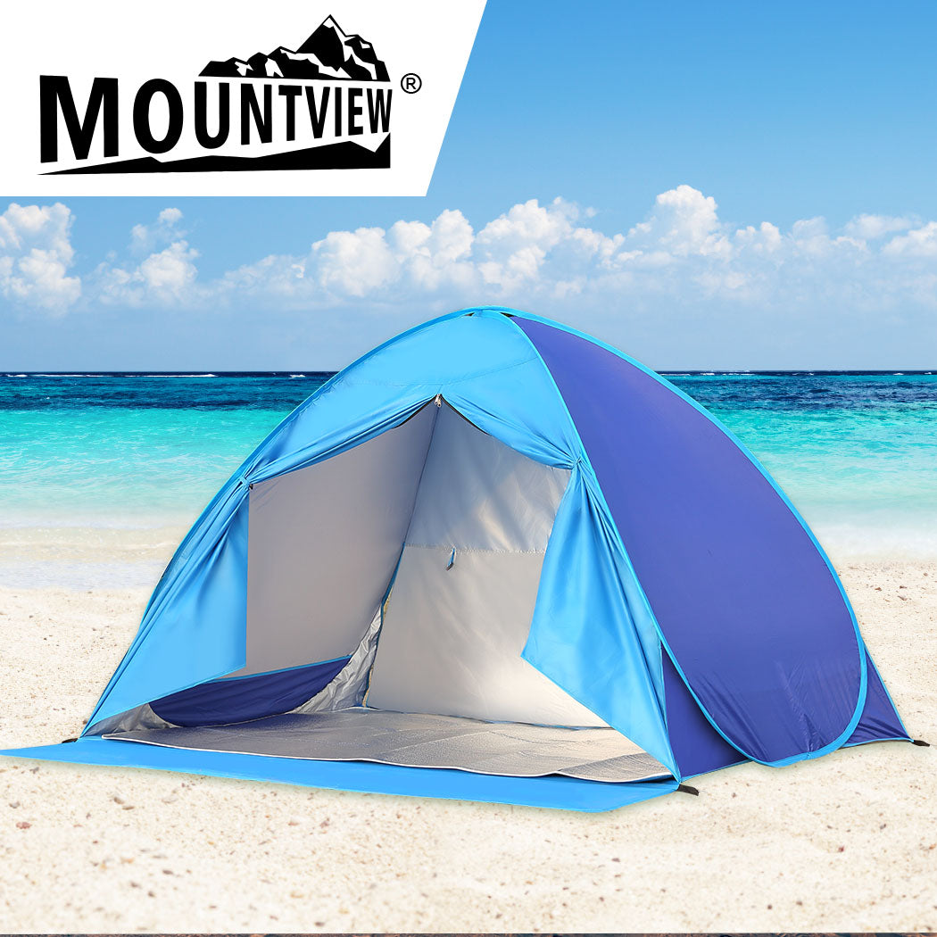 Mountview Pop Up Camping Tent Beach Tents 2-3 Person Hiking Portable Shelter - image8