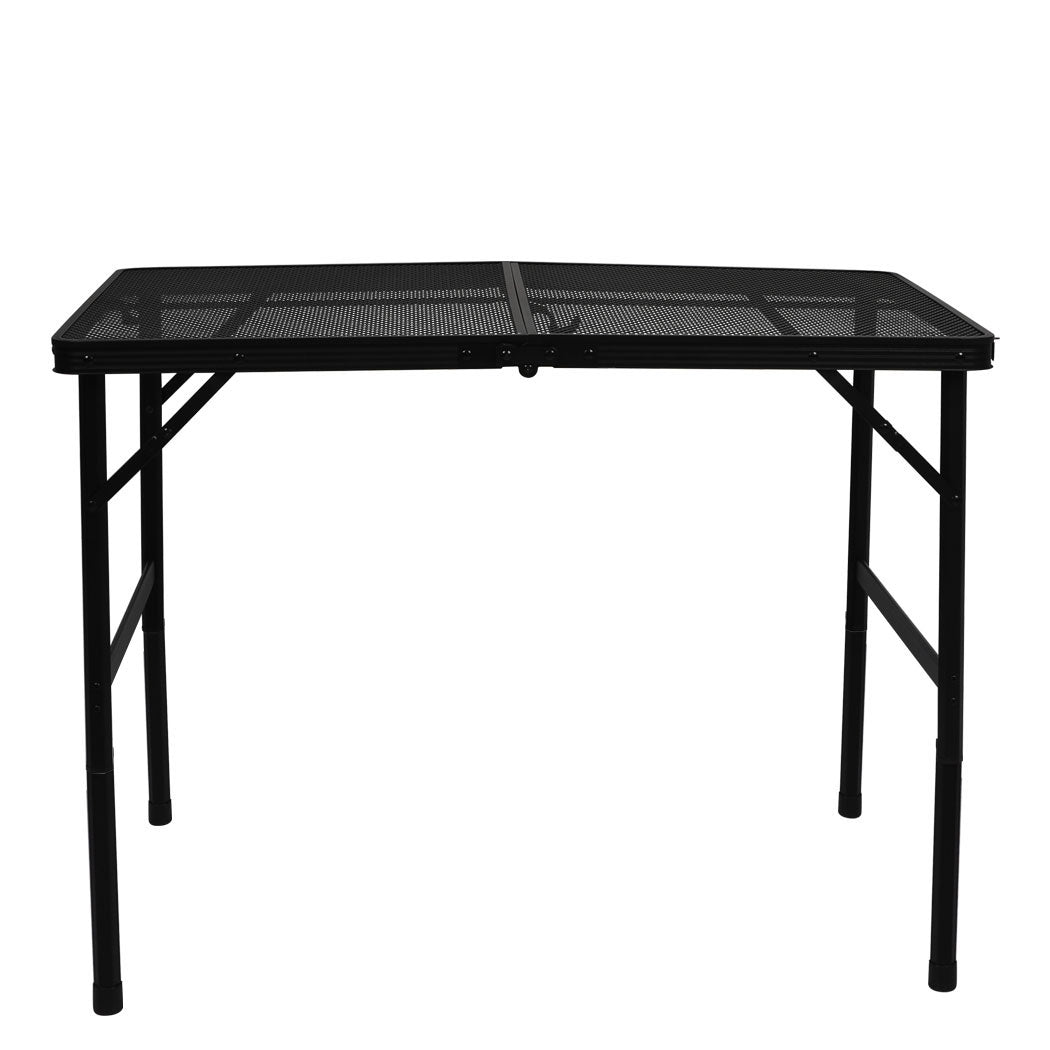 Grill Table BBQ Camping Tables Outdoor Foldable Aluminium Portable Picnic L - image2