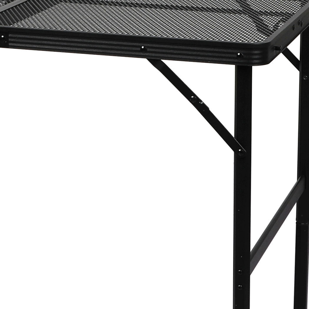 Grill Table BBQ Camping Tables Outdoor Foldable Aluminium Portable Picnic L - image5