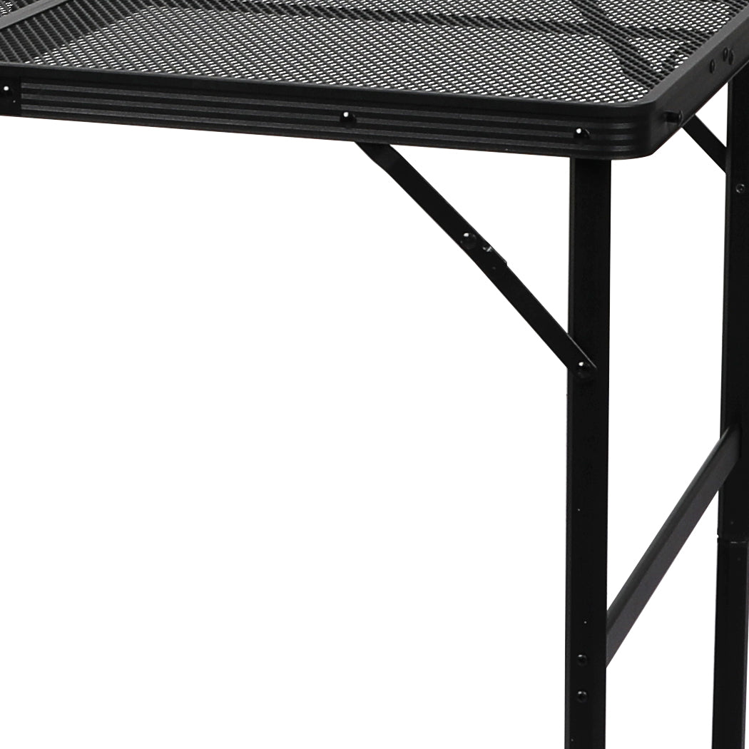 Levede Grill Table BBQ Camping Tables Outdoor Foldable Aluminium Portable Picnic S - image5