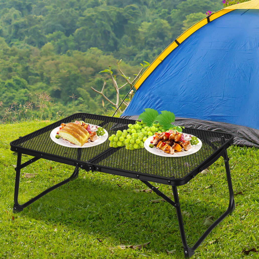Levede Grill Table BBQ Camping Tables Outdoor Foldable Aluminium Portable Picnic S - image8