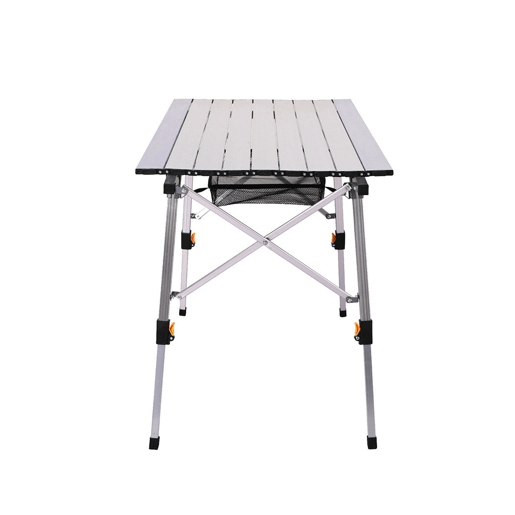 Camping Table Roll Up Folding Portable Aluminium Outdoor BBQ Desk Picnic - image6