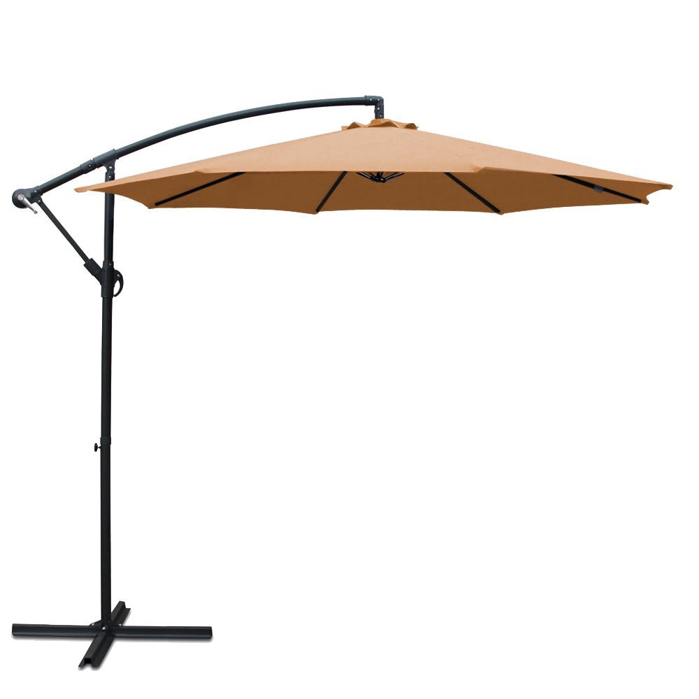 3M Cantilevered Outdoor Umbrella - Beige - image1