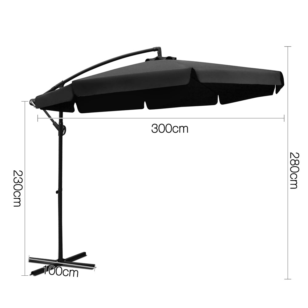 3M Outdoor Umbrella - Black - image2