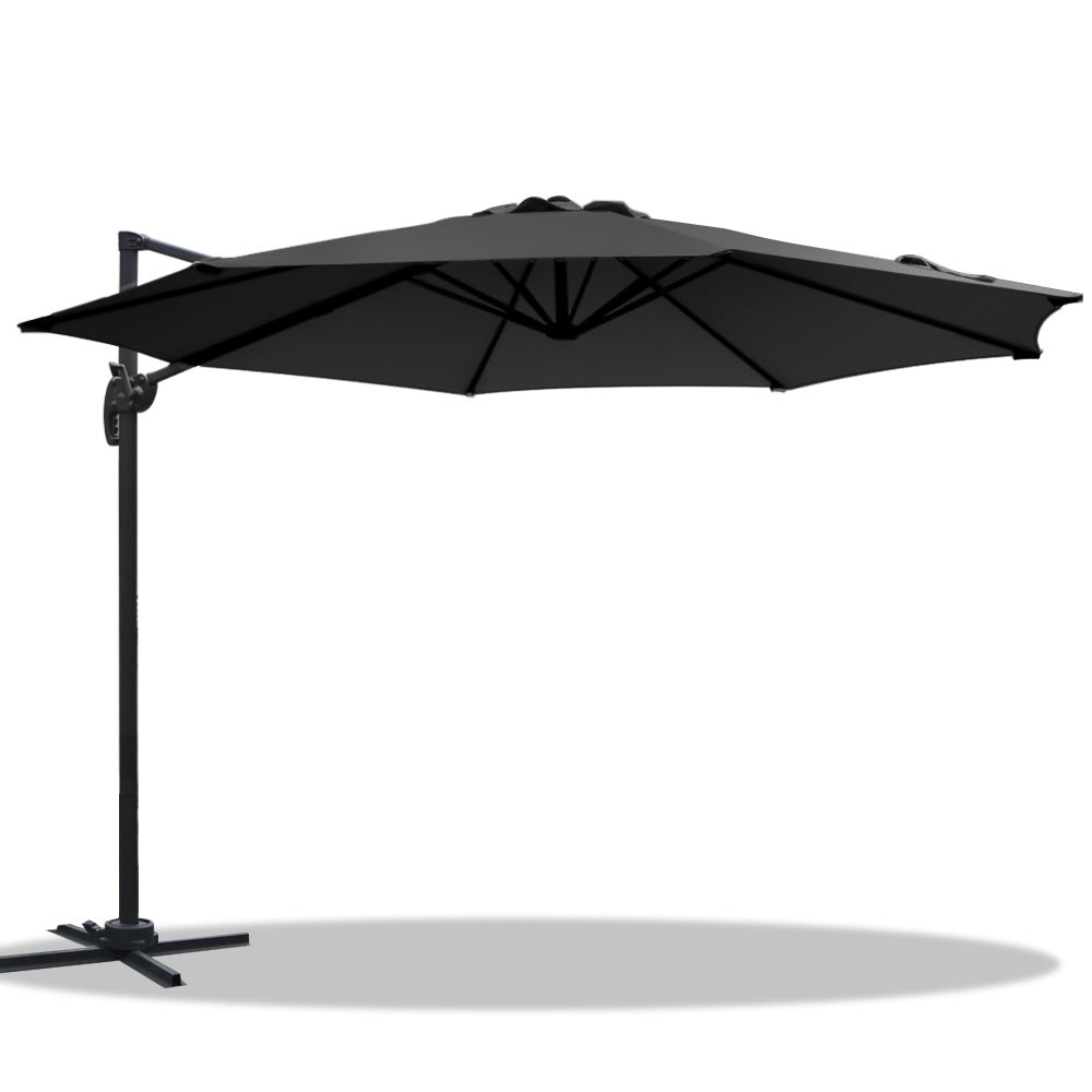 Roma Outdoor Umbrella - Black - image1