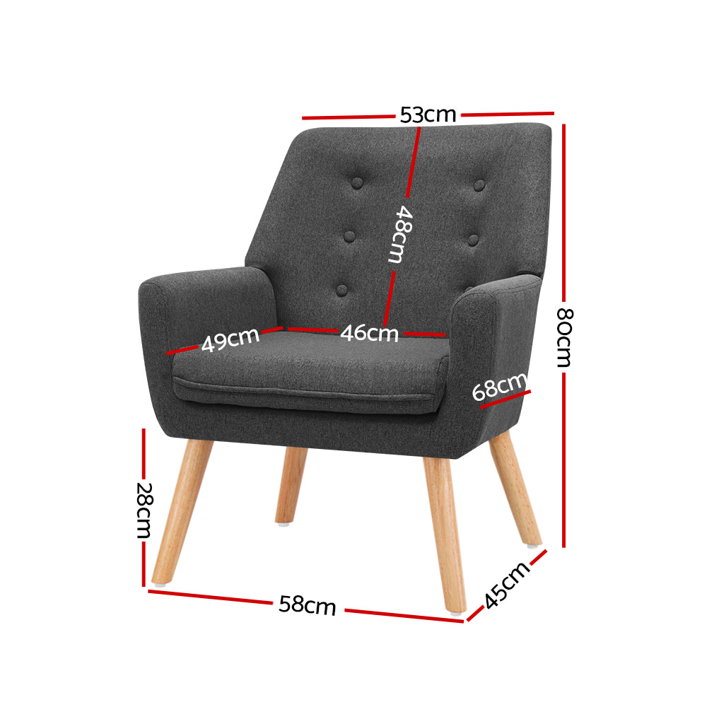 Armchair Tub Single Dining Chair - image2