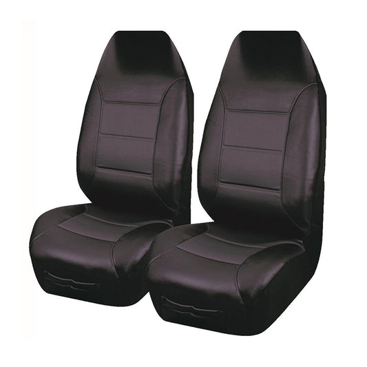 UNIVERSAL FRONT SEAT COVERS  SIZE 60/25 BLACK EL TORO SERIES II - image1