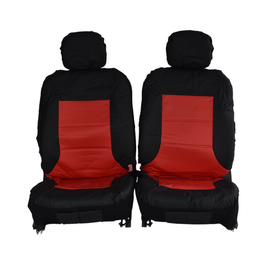 Universal El Toro Series Ii Front Seat Covers Size 30/35 | Black/Red - image1