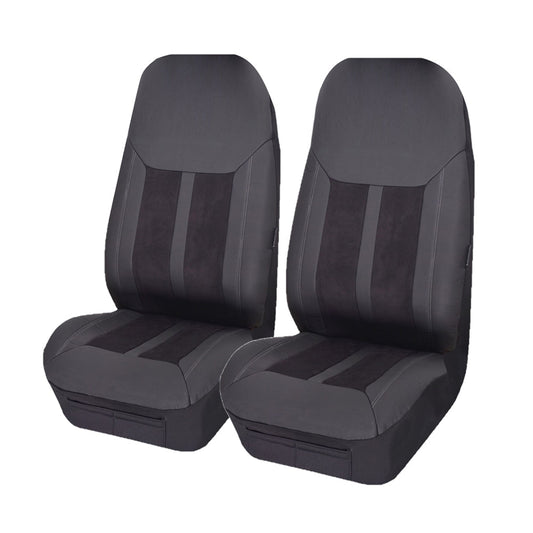 Universal Fury Front Seat Covers Size 60/25 | Black - image1