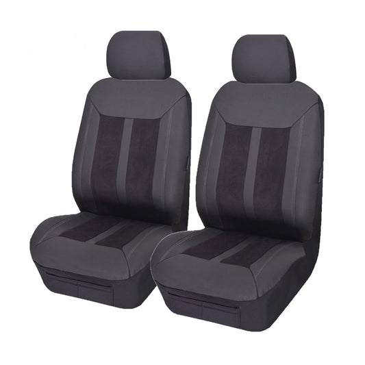 UNIVERSAL FRONT SEAT COVERS  SIZE 30/35 BLACK FURY - image1