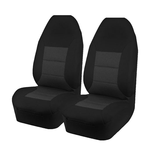 Universal Premium Front Seat Covers Size 60/25 | Black - image1