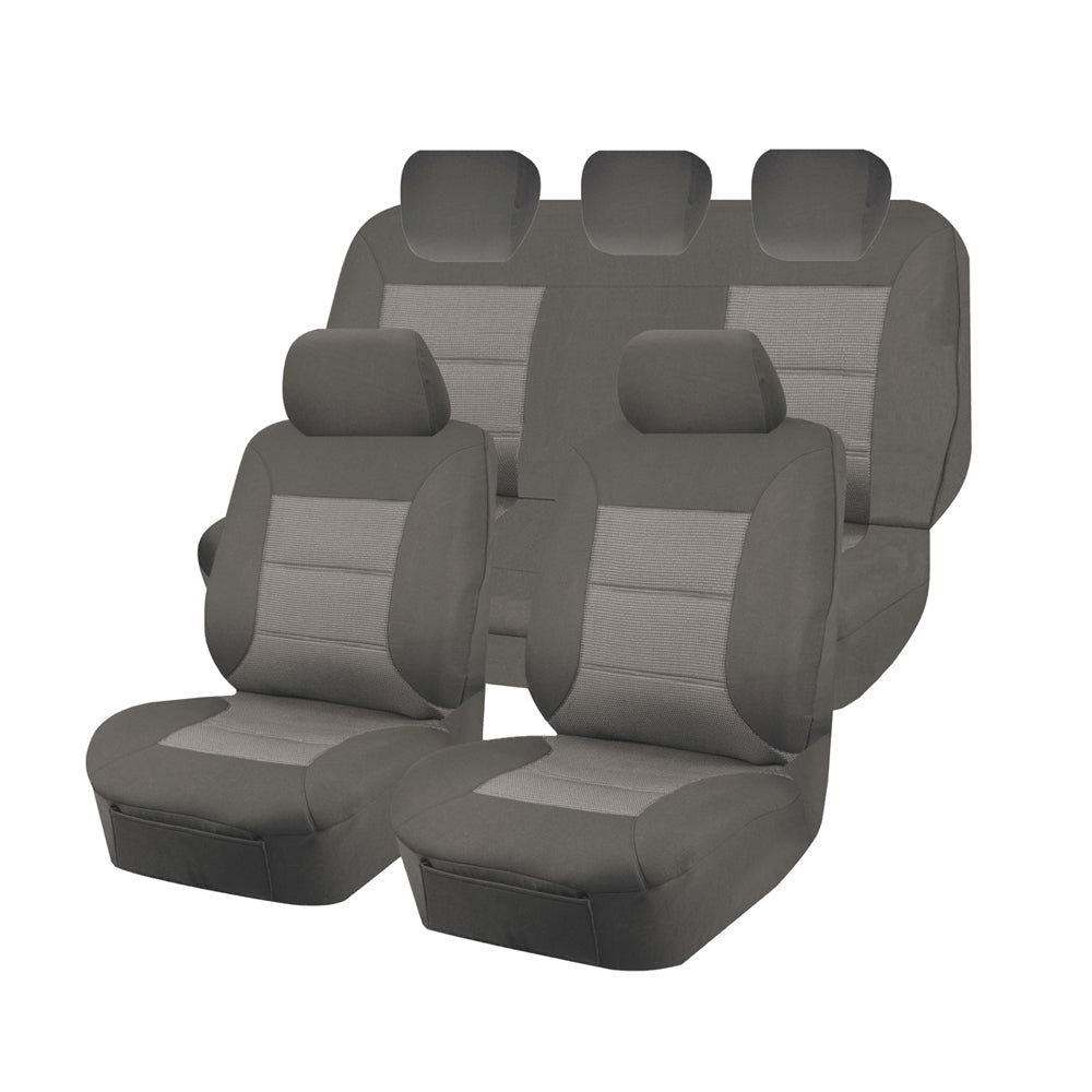 Seat Covers for MAZDA BT-50 B22P/Q-B32P/Q UP SERIES 10/2011 ? 08/2015 DUAL CAB FR GREY PREMIUM - image1