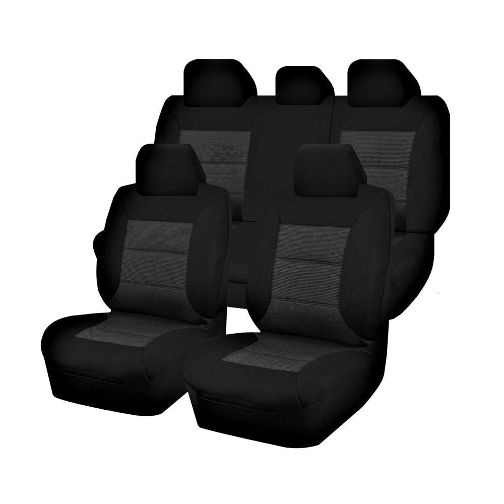 Seat Covers for TOYOTA C-HR NGX10-50R 12/2016 - ON 4X4 SUV / WAGON 5 SEATERS FR BLACK PREMIUM - image1