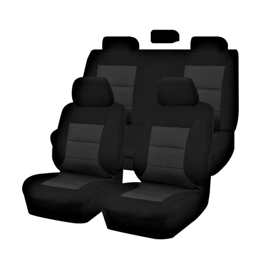 Premium Jacquard Seat Covers - For Toyota Tacoma Dual Cab (2005-2015) - image1