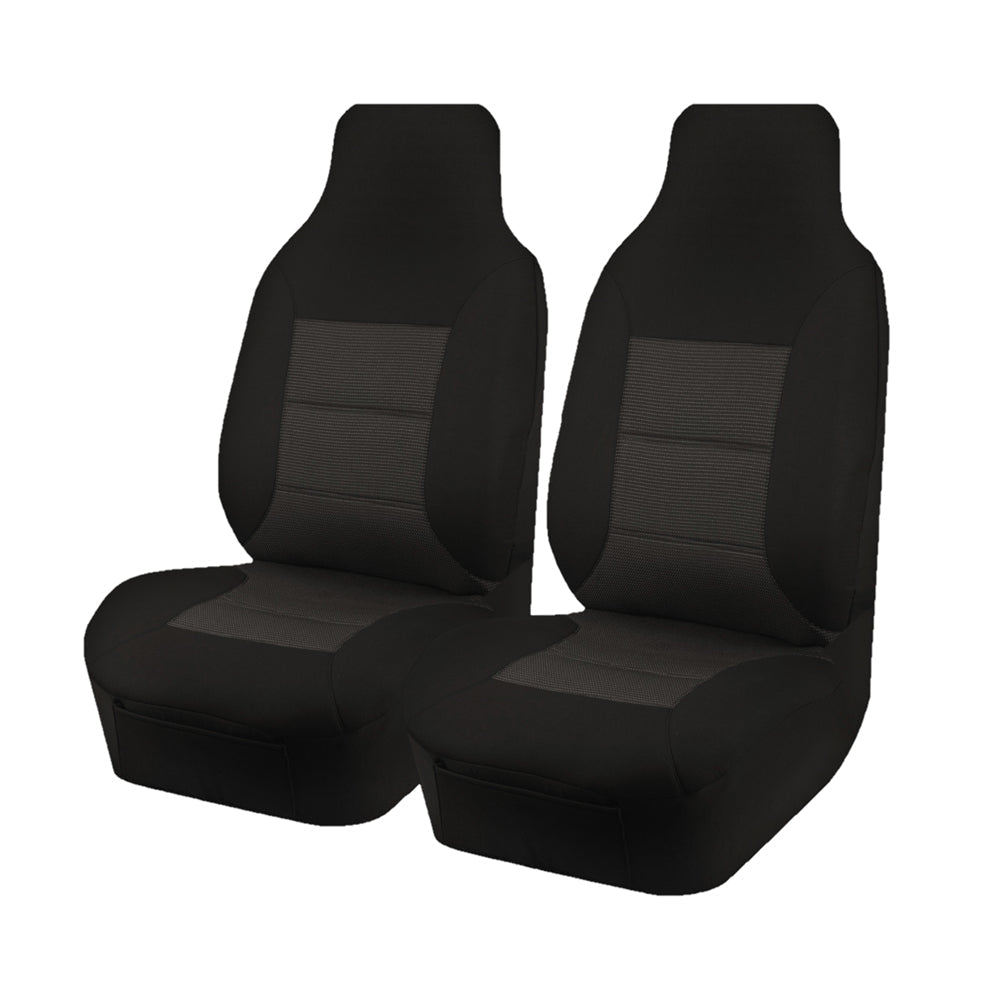 Premium Jacquard Seat Covers - For Toyota Tacoma Single Cab (2015-2022) - image1