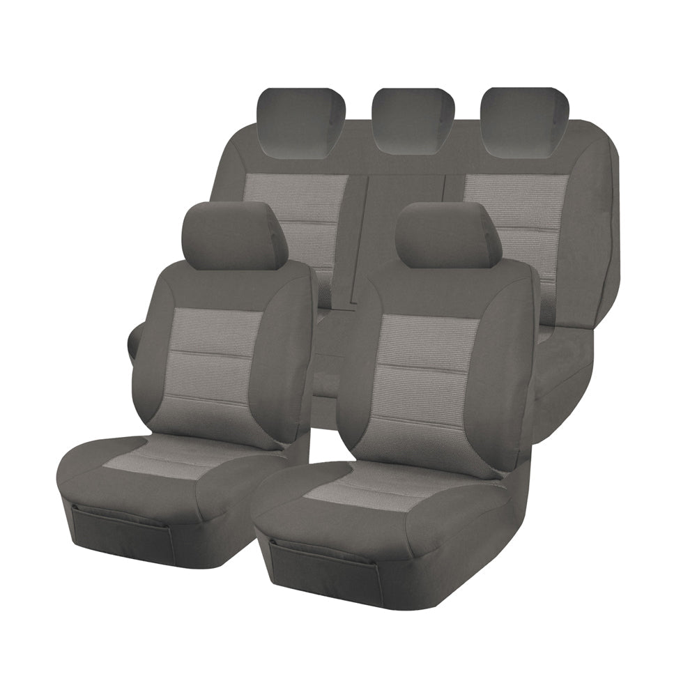 Premium Jacquard Seat Covers - For Ford Ranger Pxii-Pxiii Series Dual Cab (2015-2022) - image1