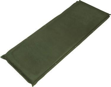 Self-Inflatable Suede Air Mattress Small - OLIVE GREEN - image1