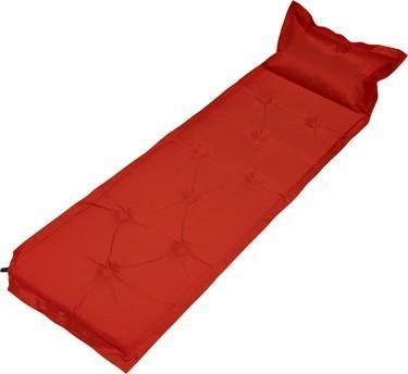 Trailblazer 9-Points Self-Inflatable Polyester Air Mattress With Pillow - RED - image1