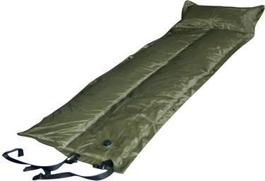 Trailblazer Self-Inflatable Foldable Air Mattress With Pillow - OLIVE GREEN - image1