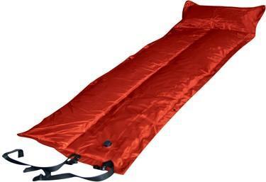 Trailblazer Self-Inflatable Foldable Air Mattress With Pillow - RED - image1