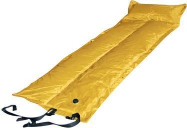 Trailblazer Self-Inflatable Foldable Air Mattress With Pillow - YELLOW - image1